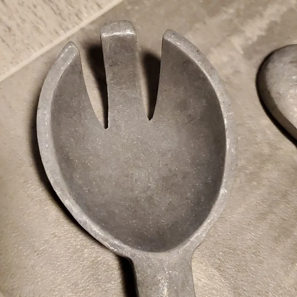 Vintage Aluminum Spoon & Fork Set